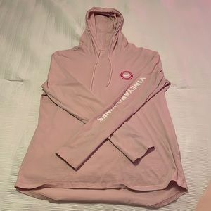 Vineyard Vines Pink Hoodie Tee